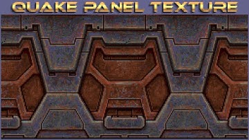 Quake 1 texture painting process - unedited footage