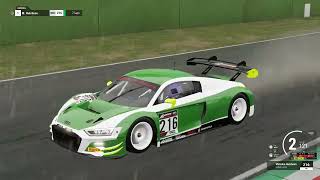 Wet Imola 2
Imola in the default medium rain, Audi R8 Evo 2 Wet Imola 2