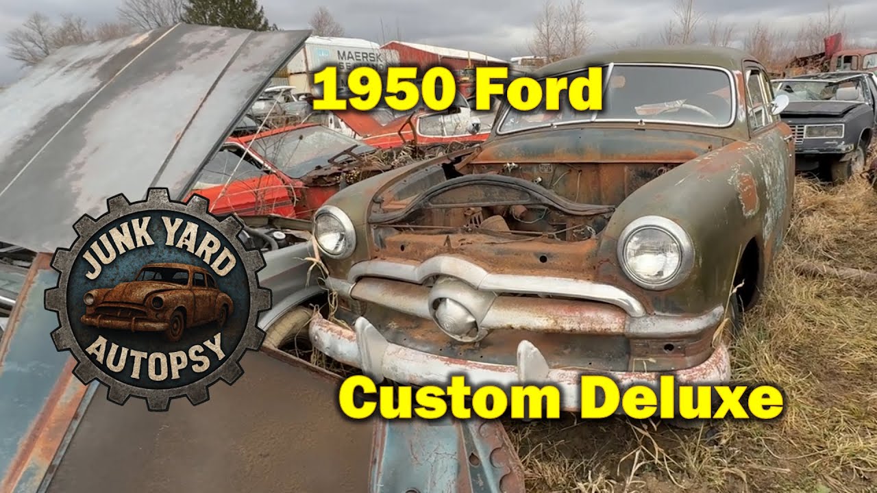 Ford Custom Deluxe 1950 года: первый послевоенный редизайн Ford | Анализ свалки