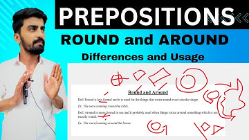 Prepositions Around and Round Difference And Usage |Sir Muhammad Farhan||English-Vinglish|