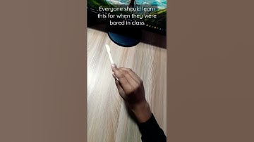 LEARN THIS TRICK 🤩 FOR WHEN YOU BORED 😴 IN CLASS #shorts