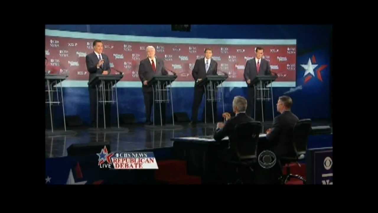 Debate Host Scott Pelley Mistakenly Calls Mitt Romney For Time -- Gets Spirited Protest From Romney