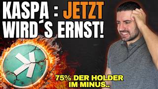 Krypto: 👉75% im Minus… steht Kaspa jetzt vor dem Absturz?
