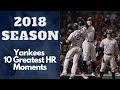 Yankees 10 Greatest Home Run Moments of 2018