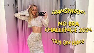 4K See-Through Allure White Tee & Transparent Dress Try On Haul