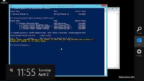 FailoverClusterFeatureInstallation-Powershelll