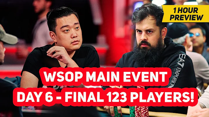 WSOP Main Event Day 6 with Alejandro Lococo, Aaron...