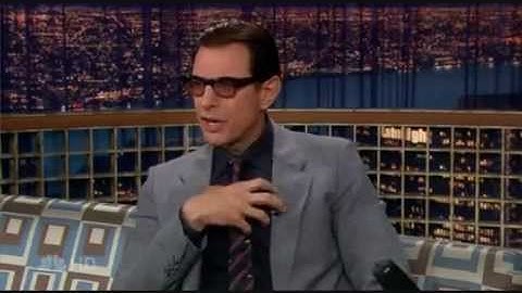 Jeff Goldblum on "Late Night with Conan O
