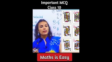 Class 10 Maths MCQ/Class 10 Chapter-15 Probability/Term-1 Exam Important MCQ #shorts #youtubeshorts