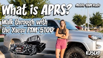 APRS on a Mobile Ham Radio | Yaesu FTM-510D Beginner Guide