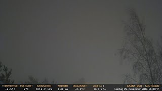 Timelapse Cam 2 - Natt til 29. desember 2018