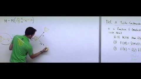 Lecture 32 . Matroids (Federico Ardila)