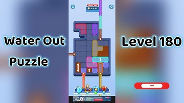 Water Out Puzzle Level 180 Walkthrough 💧 | Step-by-Step Guide | Mini Boss