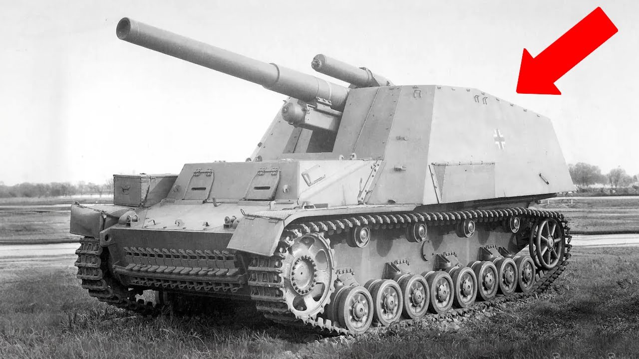 Хуммель: самоходка которая могла уничтожить любой танк!