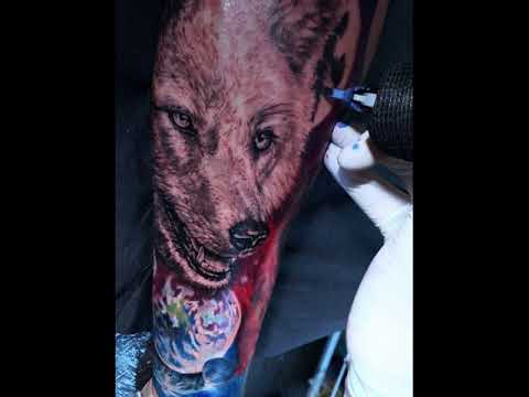 Wolf Forearm Tattoo