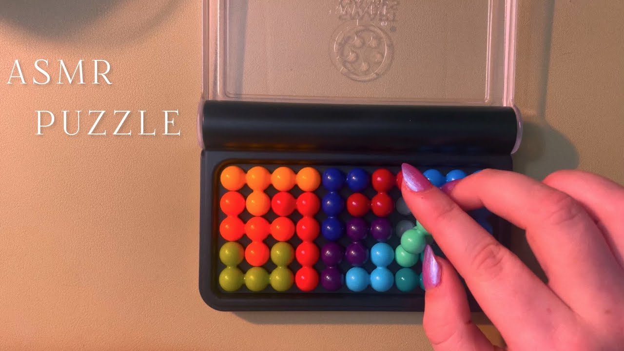 Do a Puzzle With Me ASMR with Inaudible Whispers 🟡🟠🟣🟢