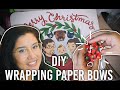 Merry Christmas! What I&#39;ve been up to and last minute DIY scrap gift wrap bow!