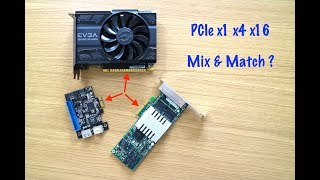 Will PCIe x1 x4 cards work in x16 slot?