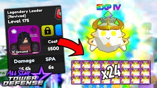 Extreme EXP Raid Ft. 6 Star Madara (3 Units Only!) | All Star Tower Defense Roblox