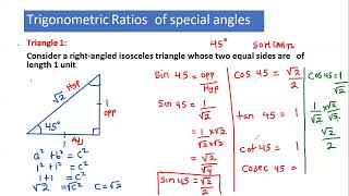 S.5 TRIGONOMETRY LESSON 2 : SPECIAL ANGLES | REFERENCE ANGLES ||60 ,30 & 45 degrees