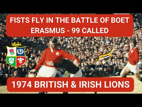 Biggest Fight In Rugby History Lions Vs Springboks 1974 Lionsrugby Springbok Controversy 