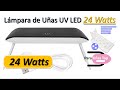 ▶️ Lámpara UV LED de 24 Watts Plegable y Portátil para UÑAS GEL UV