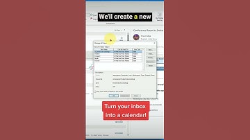 Turn your Outlook inbox into a calendar!