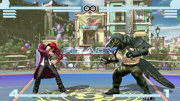 KOF XIV demo cpu 4 versus mode