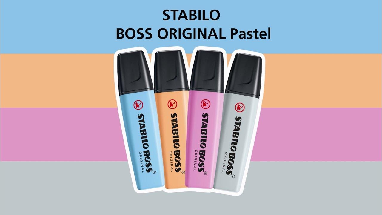 4 new colors of STABILO BOSS ORIGINAL pastel from March 2021 onwards 