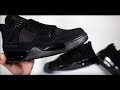 Air Jordan 4 Black Cat Vs Black Cat On Foot Review