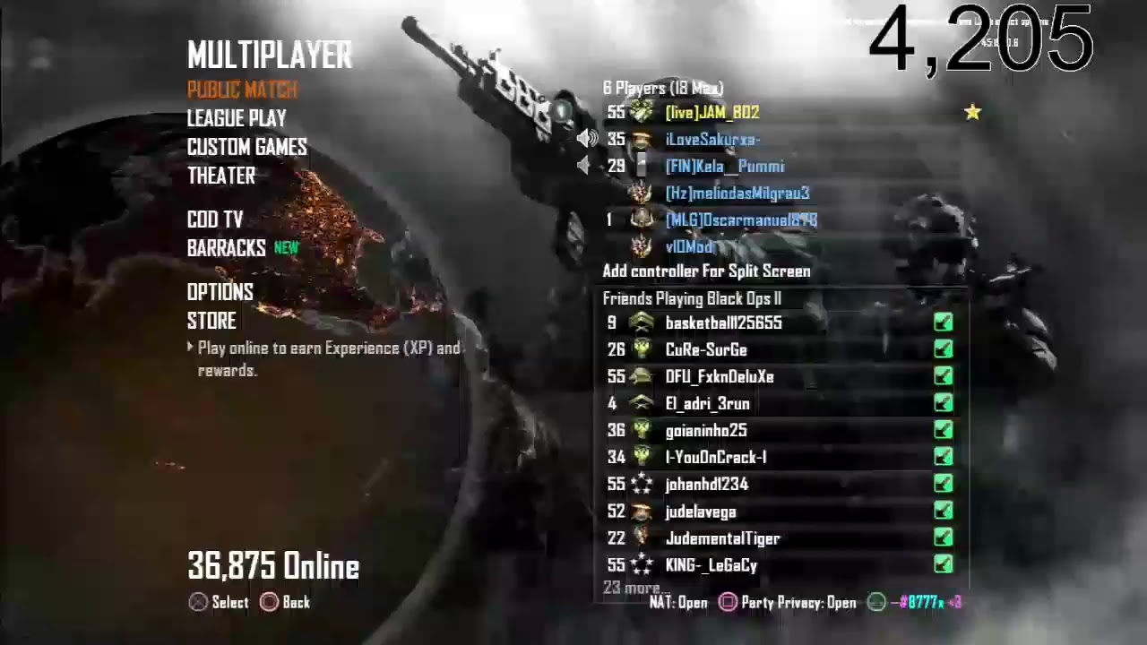 🔴Free Black Ops 2 Modded Lobby (XP/CAMO) (PS3 MODS!)