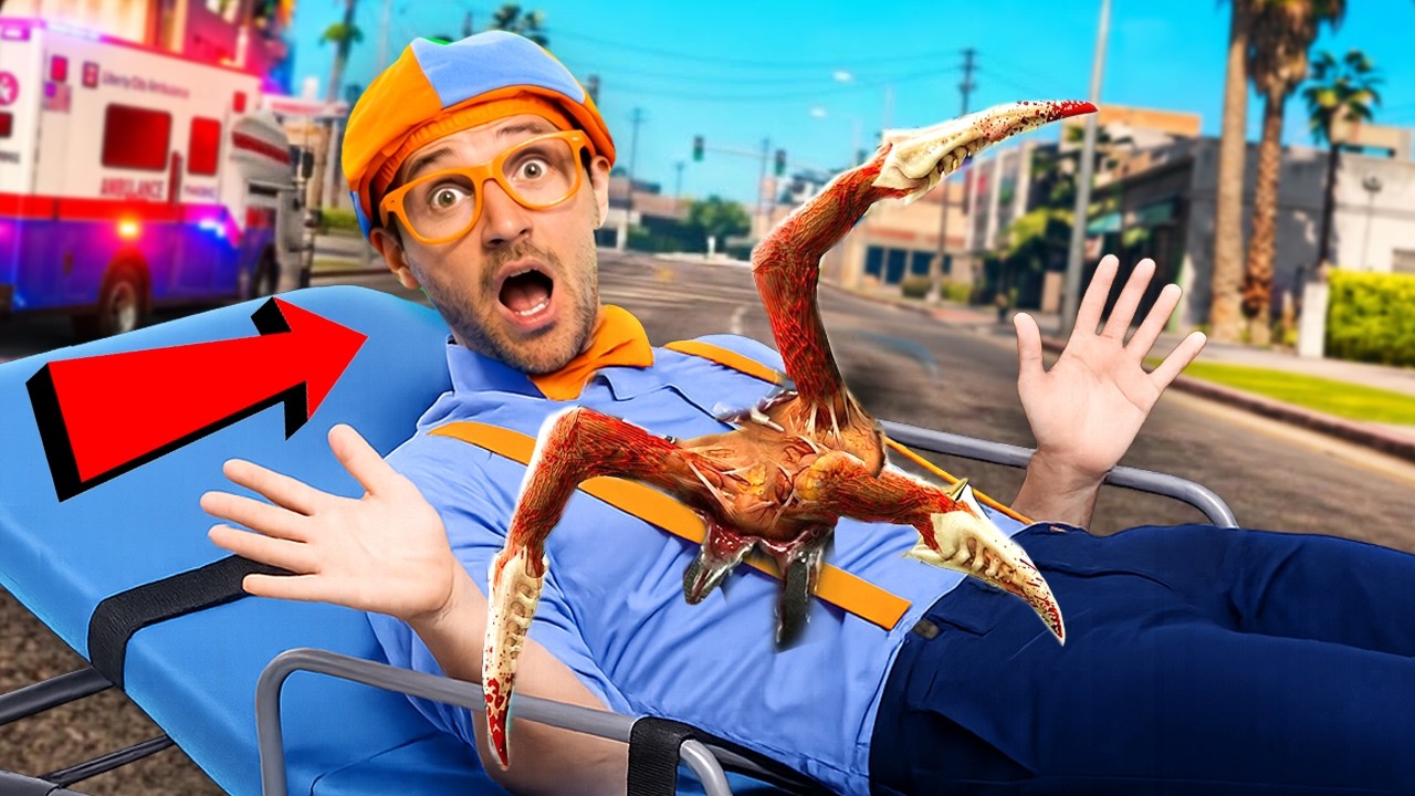 THERE'S SOMETHING INSIDE OF BLIPPI IN REAL LIFE!! (ON CAMERA)
