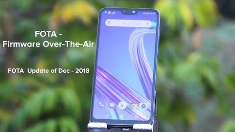 Asus Zenfone max pro m2 - December Fota update with November security patch