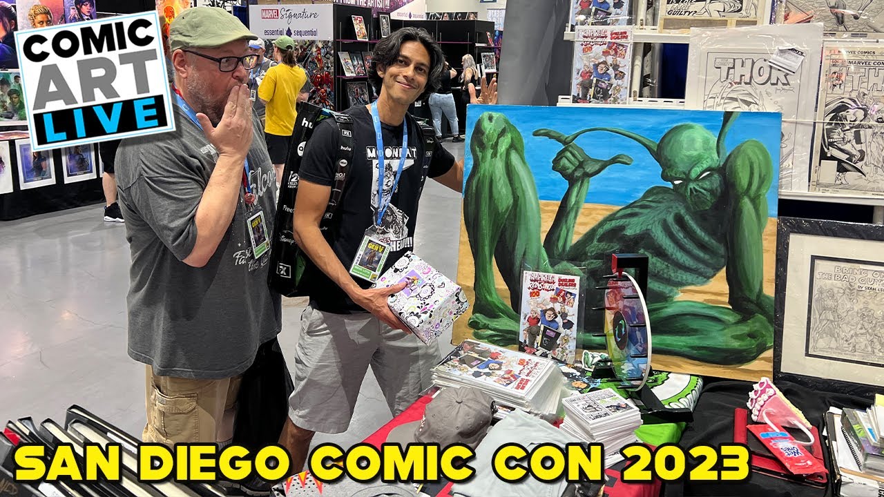 Comic Art Fans Visit San Diego Comic Con 2023 - YouTube
