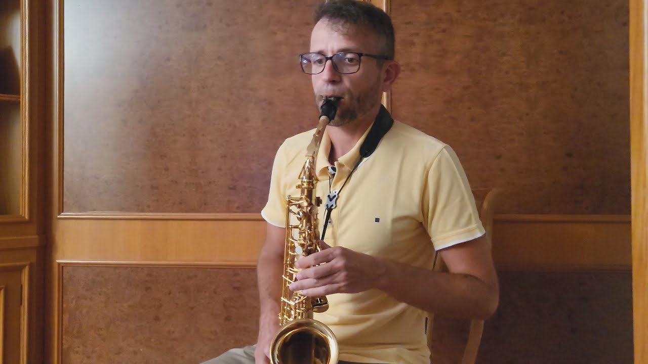 J.S.Bach, Sonata II BWV 1003 Allegro, performed by David Hernando Vitores. Arr for Alto Saxophone