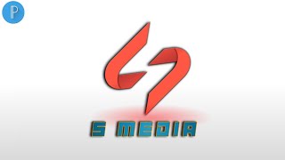 S Media professional logo design tutorial-Pixellab logo design[Vandy Design]