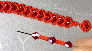 Beaded Heart Bracelet Tutorial: Seed Bead Heart Bracelet