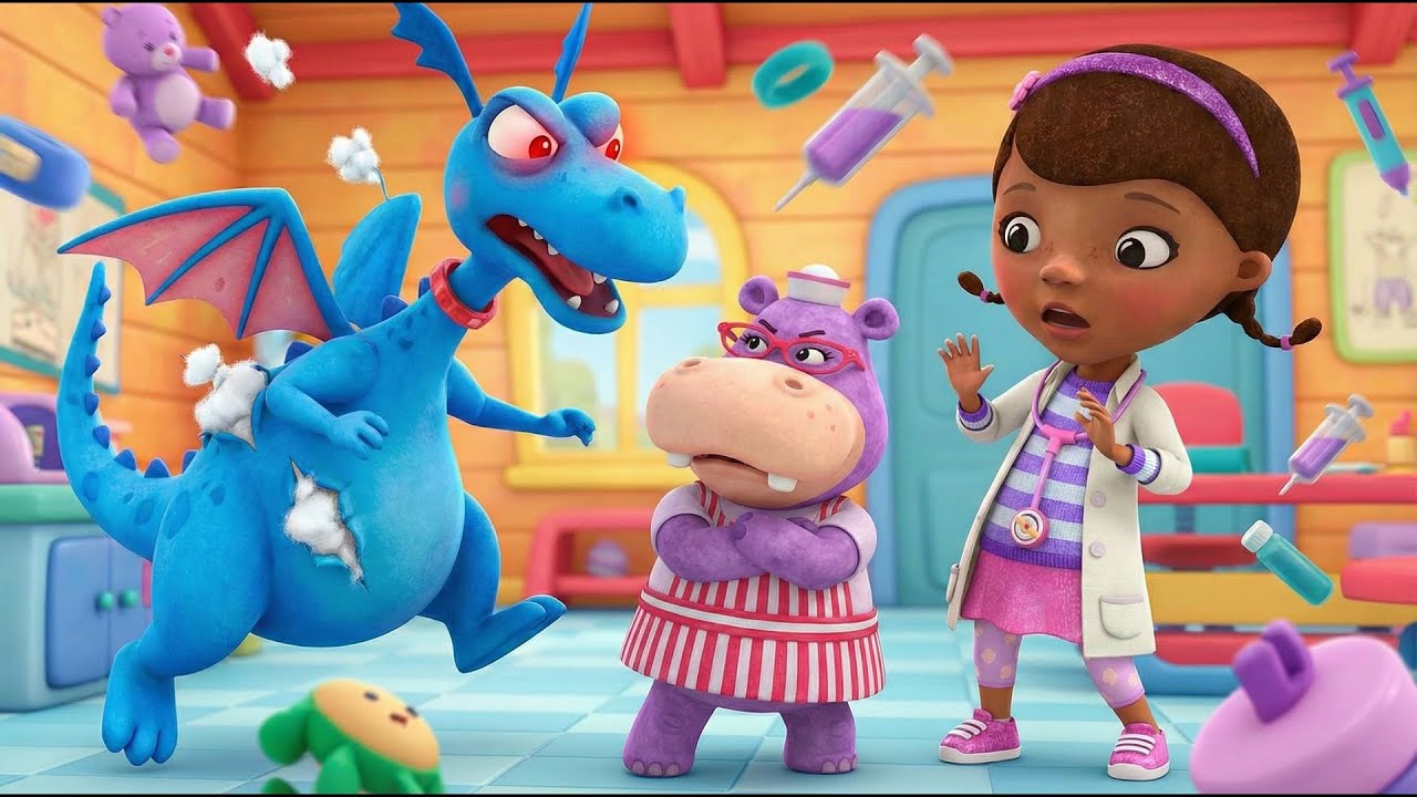 Dragon Trouble at the Clinic 🐉🏥| Unexpected | Doc McStuffins Funny Animation