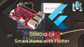 ODROID-C4 Ubuntu minimal + Flutter UI framework for Home Automation