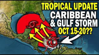Tropical Update, Caribbean & Gulf Storm Potential Oct 15-20? Tropical Wave to Become Next Storm?