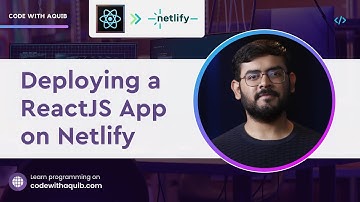 Deploying a ReactJS App on Netlify | Code With Aquib