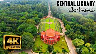 The Red Jewel of Cubbon Park: Central Library Bengaluru 4K