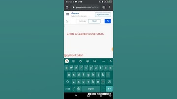 Calendar Using Python Programming. #pythoncoding #python #code #coding #programming