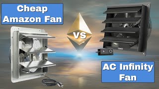 Testing Cheap Amazon 14" Exhaust Fan Against 14" AC Infinity Fan