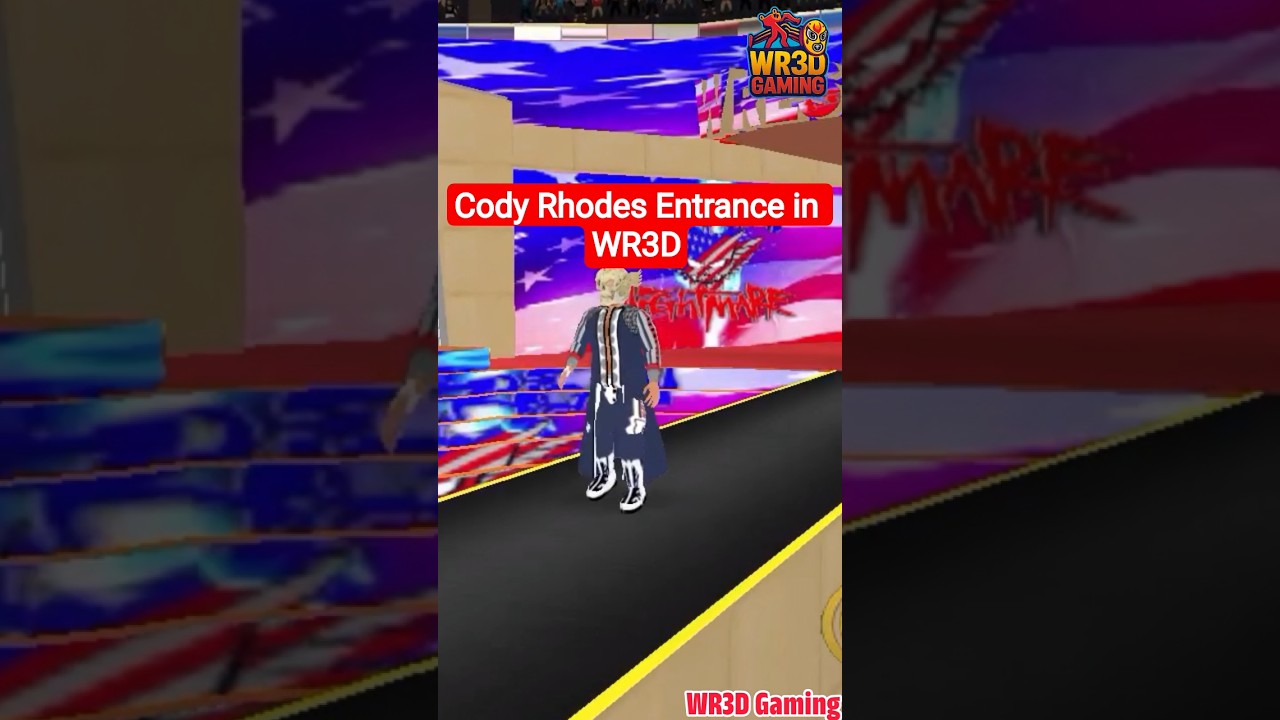 Cody Rhodes Entrance in WR3D 