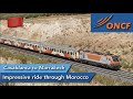 Casablanca to Marrakech with ONCF's classic train across Moroccan desert