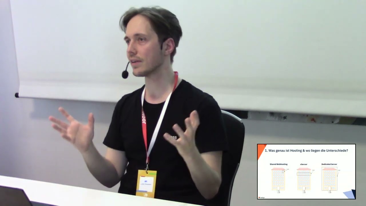 JD24DACH  - Hosting als Basis des Onlineerfolgs - Worauf man achten sollte