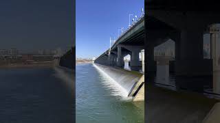한강 다리아래 물소리 ASMR | Han River Ambience #shorts
