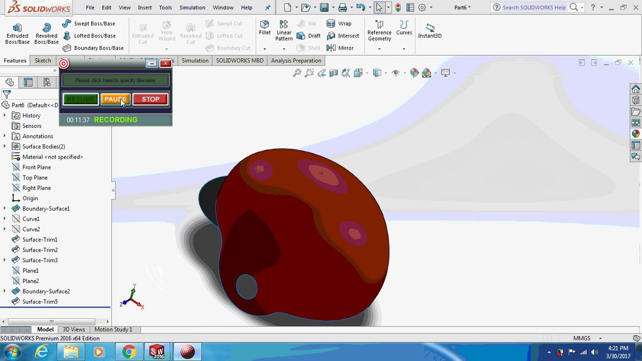 Solidworks tutorials| How to design a helmet in solidworks? Solidworks tutorials| How to design a helmet in solidworks? #1