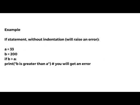 Using if keyword, if statement without indentation, Elif and Else Conditions in Python